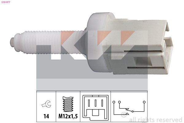 Remlichtschakelaar KW 510 077