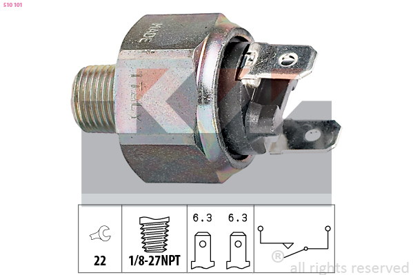 Remlichtschakelaar KW 510 101