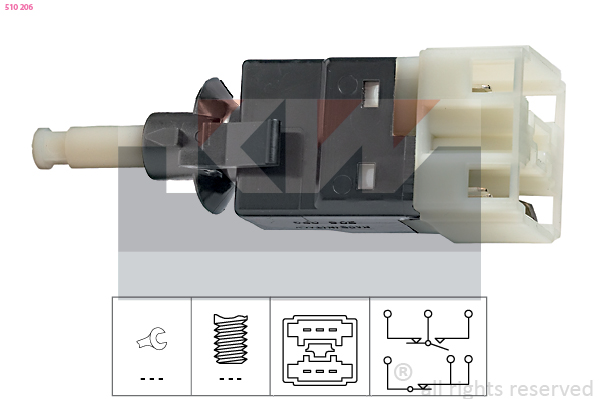 Remlichtschakelaar KW 510 206