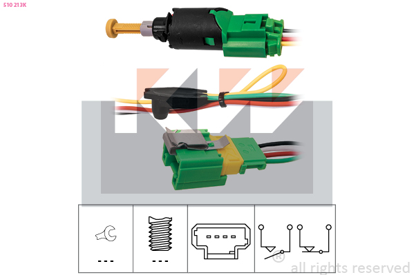 Remlichtschakelaar KW 510 213K