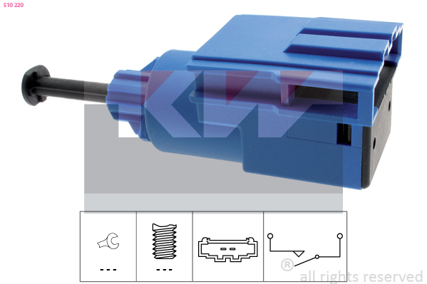 Koppelingbedieningsschakelaar (motor) KW 510 220