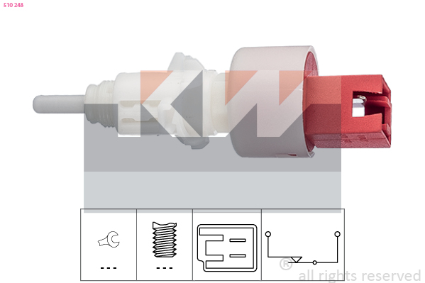 Koppelingbedieningsschakelaar (motor) KW 510 248