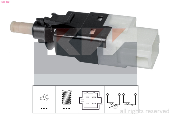 Remlichtschakelaar KW 510 252