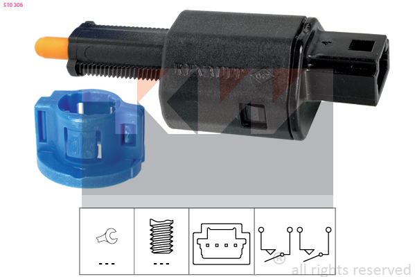 Koppelingbedieningsschakelaar (motor) KW 510 306