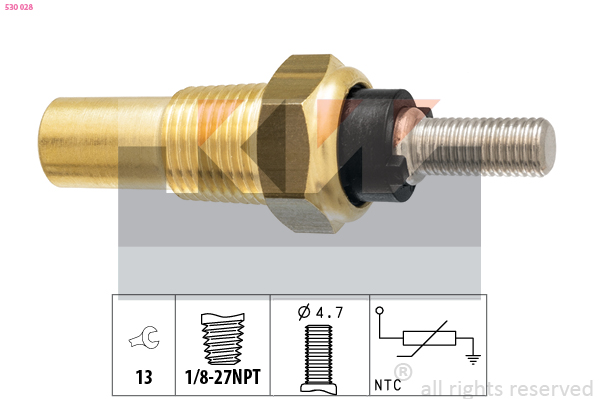 Temperatuursensor KW 530 028