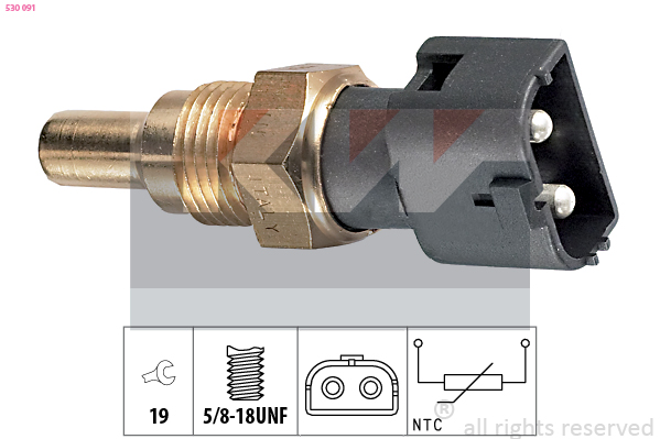 Temperatuursensor KW 530 091