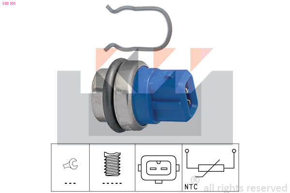 Temperatuursensor KW 530 101