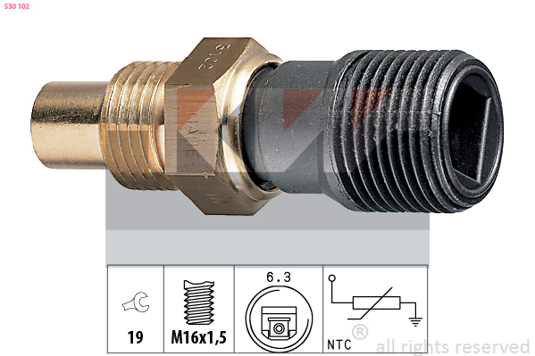 Temperatuursensor KW 530 102