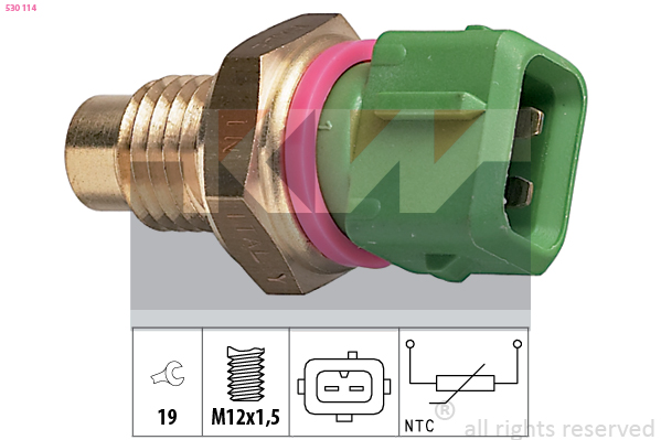 Temperatuursensor KW 530 114