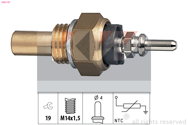 Temperatuursensor KW 530 131