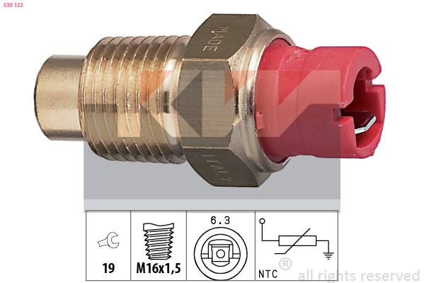 Temperatuursensor KW 530 132