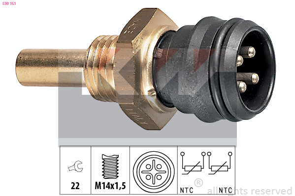 Temperatuursensor KW 530 151