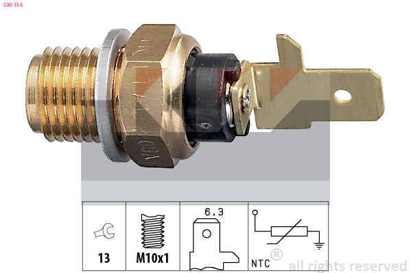 Olietemperatuursensor KW 530 154