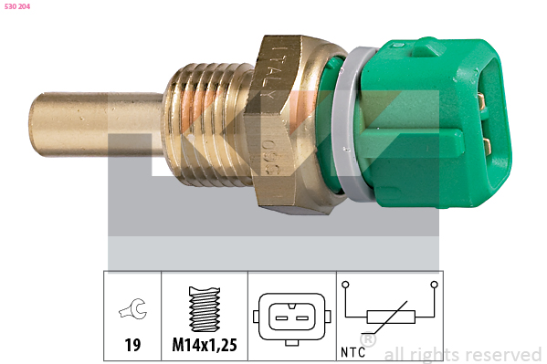 Temperatuursensor KW 530 204