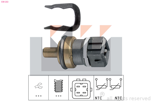 Temperatuursensor KW 530 232