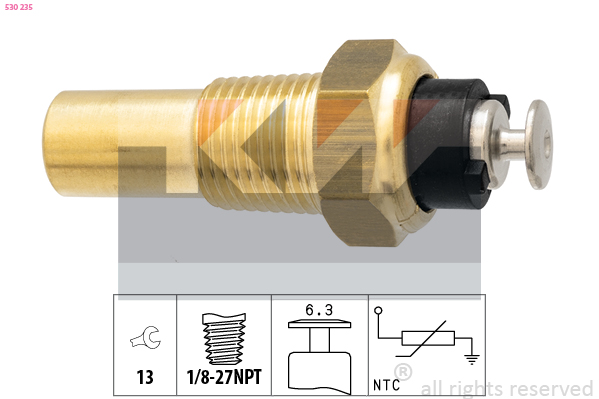 Temperatuursensor KW 530 235