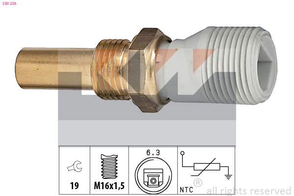 Temperatuursensor KW 530 238