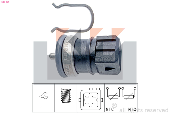 Temperatuursensor KW 530 251