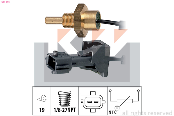 Temperatuursensor KW 530 253