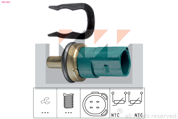 Temperatuursensor KW 530 258