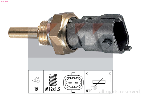 Temperatuursensor KW 530 264