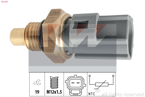 Brandstofdruk sensor KW 530 281