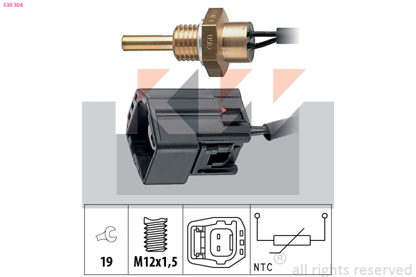 Temperatuursensor KW 530 304