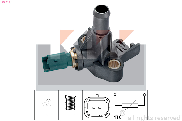 Temperatuursensor KW 530 318