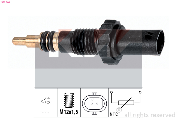 Temperatuursensor KW 530 348