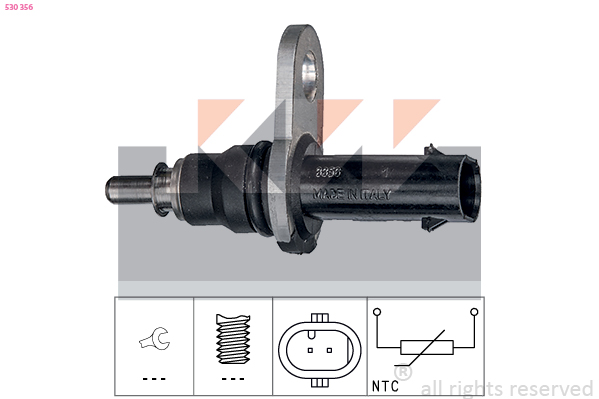 Brandstofdruk sensor KW 530 356