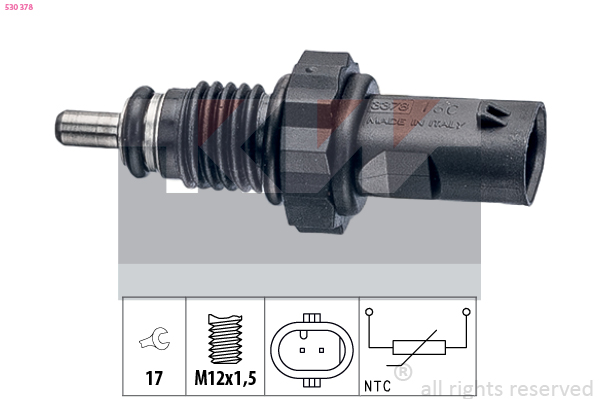 Brandstofdruk sensor KW 530 378