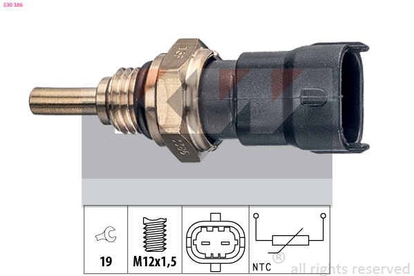 Temperatuursensor KW 530 386