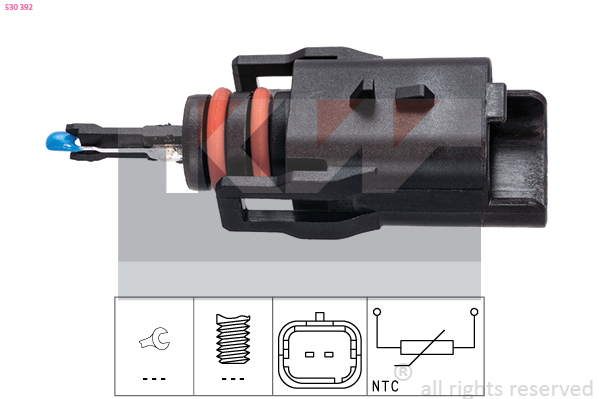 Brandstofdruk sensor KW 530 392