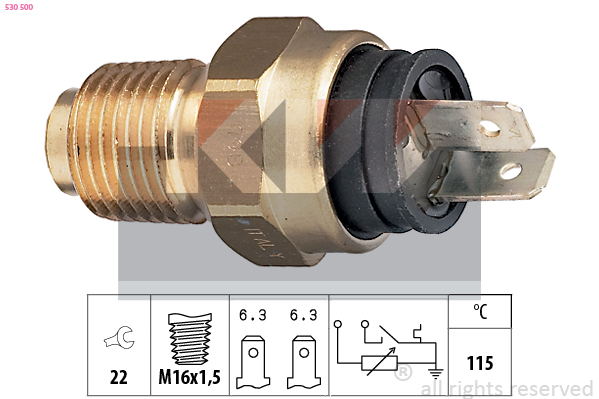 Temperatuursensor KW 530 500