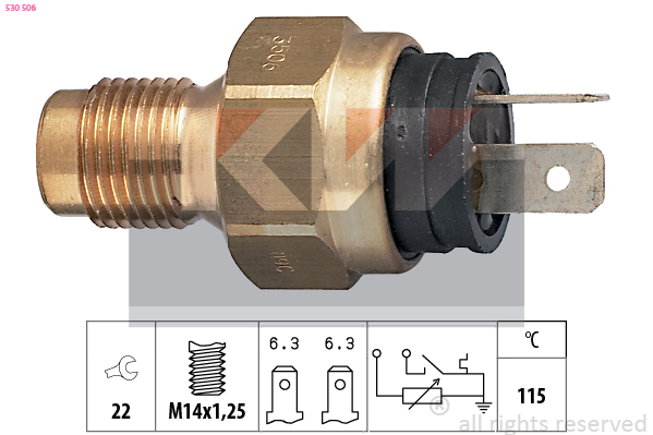 Temperatuursensor KW 530 506