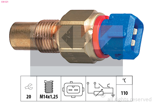 Temperatuursensor KW 530 521