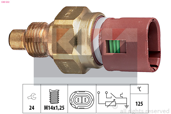 Temperatuursensor KW 530 532
