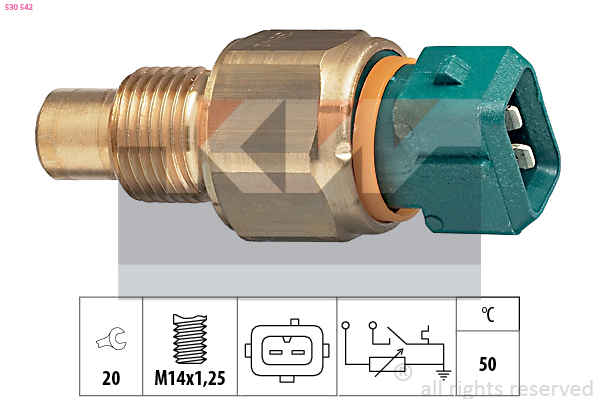 Temperatuursensor KW 530 542