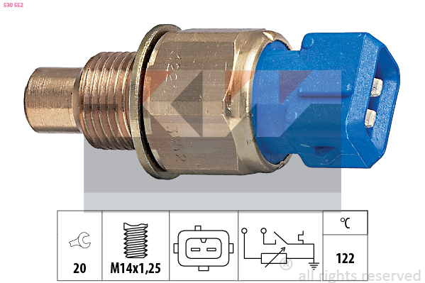 Temperatuursensor KW 530 552