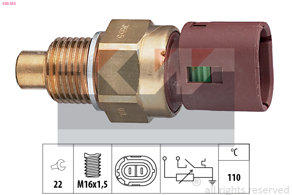 Temperatuursensor KW 530 555