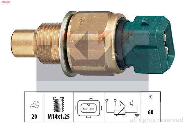 Temperatuursensor KW 530 560