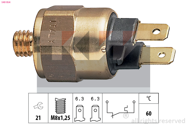 Temperatuurschakelaar KW 540 054