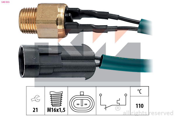 Temperatuurschakelaar KW 540 055