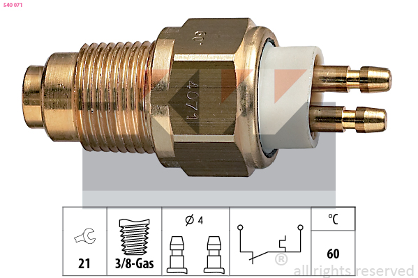 Temperatuurschakelaar KW 540 071