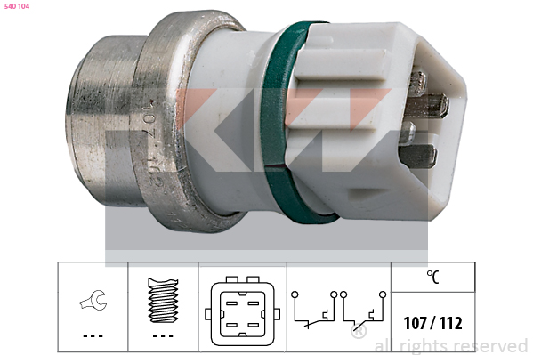 Temperatuurschakelaar KW 540 104