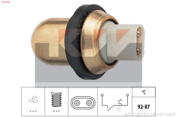 Temperatuurschakelaar KW 550 038