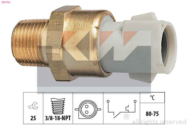 Temperatuurschakelaar KW 550 052