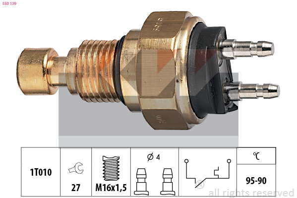 Temperatuurschakelaar KW 550 139