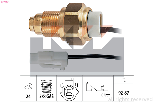 Temperatuurschakelaar KW 550 163