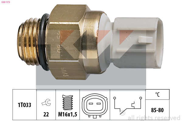 Temperatuurschakelaar KW 550 173